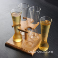 Mini Quarter Yard 4 Kwak Glass Beer Glasses